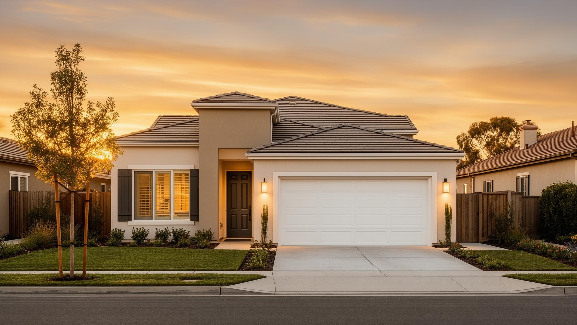 Professional garage door technician at work in Martinez CA